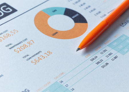 Financial report detailing loan payments and maintenance costs from a budget analysis