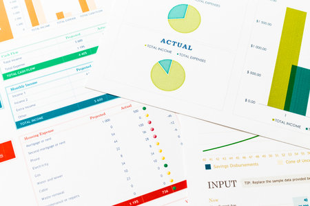 Financial report showcases budget analysis and cash flow for the month of June 2023