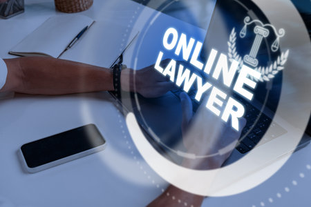 Understanding the role of online lawyers in modern legal servicesの写真素材