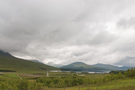 Scottish Highland landscapeの写真素材