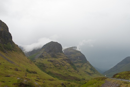 Scottish Highland landscapeの写真素材