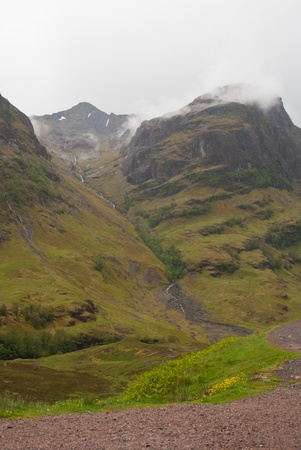 Scottish Highland landscapeの写真素材