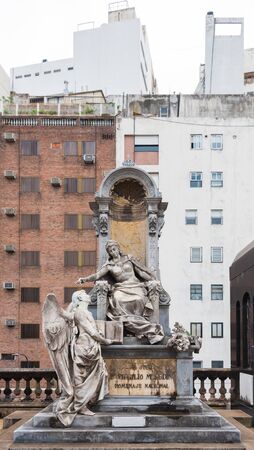 Buenos Aires, Argentina - March 2016. La Recoleta Cemetery (Spanish: Cementerio de la Recoleta) is a cemetery located in the Recoleta neighbourhood of Buenos Aires, Argentina. It contains the graves of notable peopleのeditorial素材