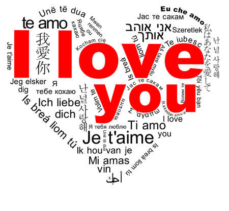 I love youの写真素材