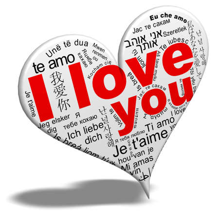 I love youの写真素材