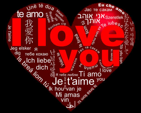 I love youの写真素材