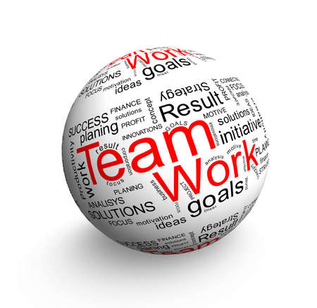 Team work ballの写真素材