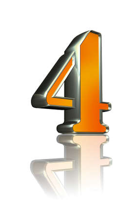 3d golden sign 4の写真素材