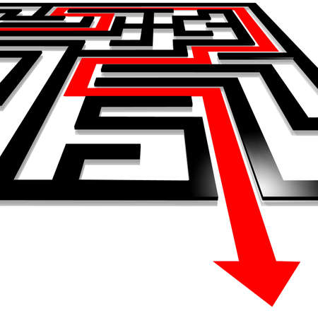 Black Labyrinthの写真素材