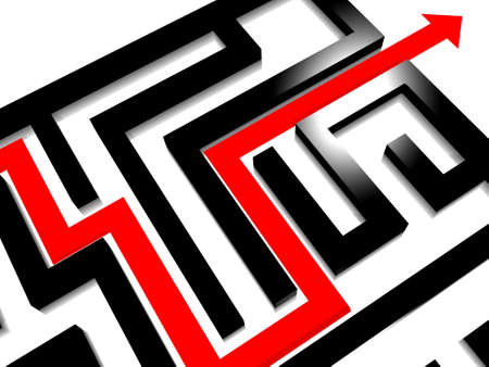 Black Labyrinthの写真素材