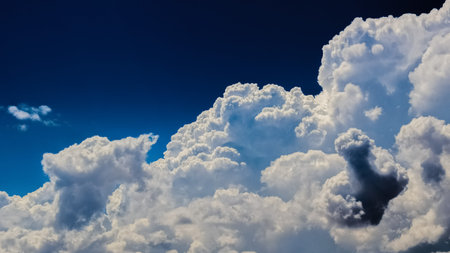 Cloudscape has been developing in gorgeous form. The vast blue sky and clouds sky background.