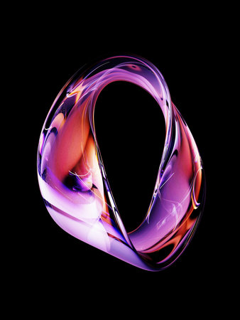 Abstract background. Purple - purple palette. Raster fractal graphics.