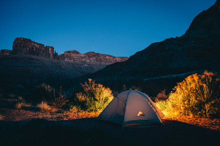 Camping in the mountains of Arizona, United States of America.