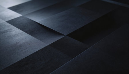 Abstract black and white geometric background. 3d rendering, 3d illustration.の写真素材