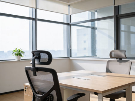 interior of modern office, nobody in the room, nobody inside