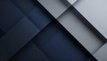 abstract background with black and gray geometric shapes, 3d render illustrationの写真素材
