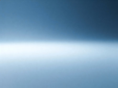 blue gradient background with spotlight and copy space for text or image.
