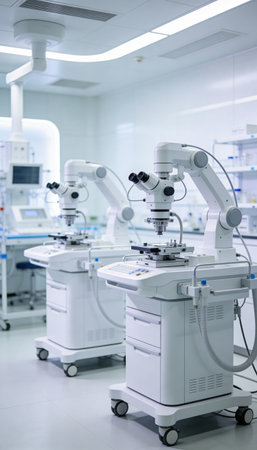 Medical equipment in the operating room. Modern medical equipment in the operating room