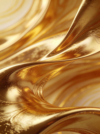 golden satin background close up with some smooth lines in it