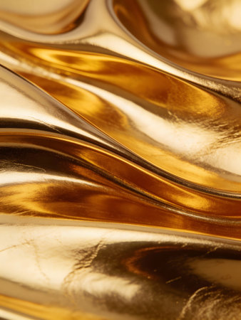 golden satin background close up macro photo. abstract gold background