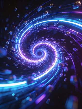 3D abstract fractal background. Design element for flyer, brochure, web, advertisements, and other...