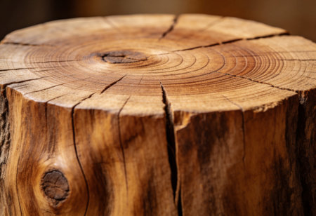 Wooden texture with natural patterns as a background. Close-up.の写真素材