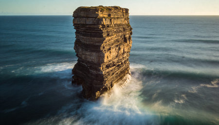 The Twelve Apostles is a popular tourist attraction.の写真素材