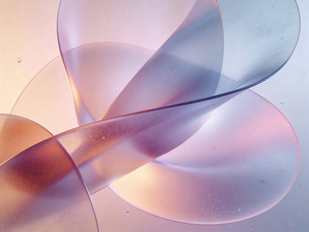 abstract colorful background from water and air bubbles in the form of wavesの写真素材