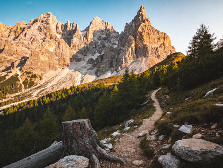 Dolomites mountains in Italy, Tre Cime di Lavaredo