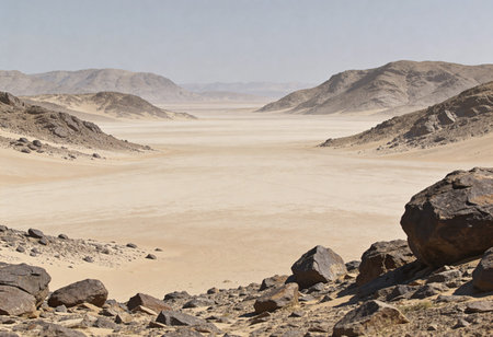 Landscape of the Negev Desert.の写真素材