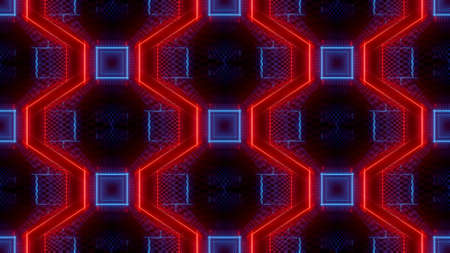 seamless abstract futuristic pattern illustration 3d render