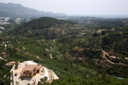 Spectacular Views over the Costa Blanca and Mediterraneanの写真素材