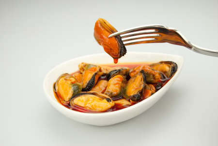 Pickled mussels