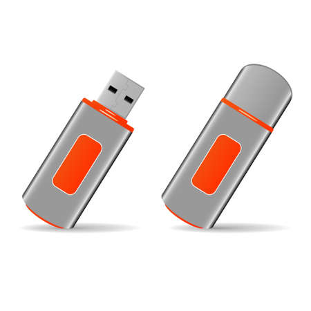 USB flash drives icons