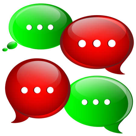 Vector speech bubblesのイラスト素材