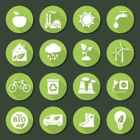 Ecology iconsのイラスト素材