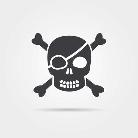Pirate Skull Iconsのイラスト素材
