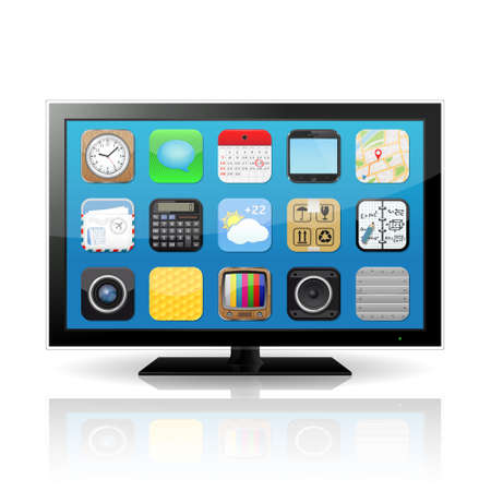 Smart TVのイラスト素材