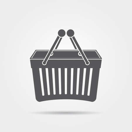 shopping basket iconのイラスト素材