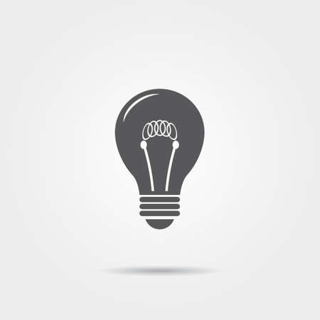 bulb iconのイラスト素材