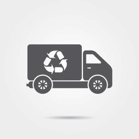 Recycle Truck Iconのイラスト素材