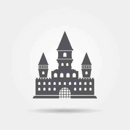 castle iconのイラスト素材
