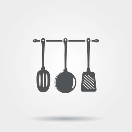 Kitchen utensil iconのイラスト素材