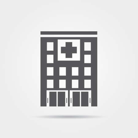 hospital iconのイラスト素材