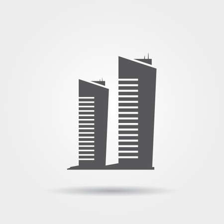 skyscrapers iconのイラスト素材