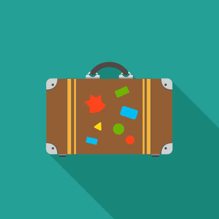 tourist bag iconのイラスト素材