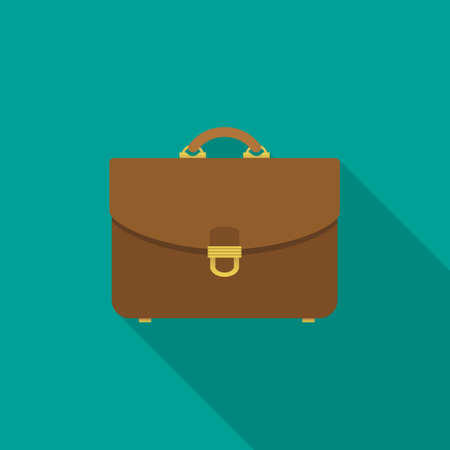 Briefcase flat iconのイラスト素材