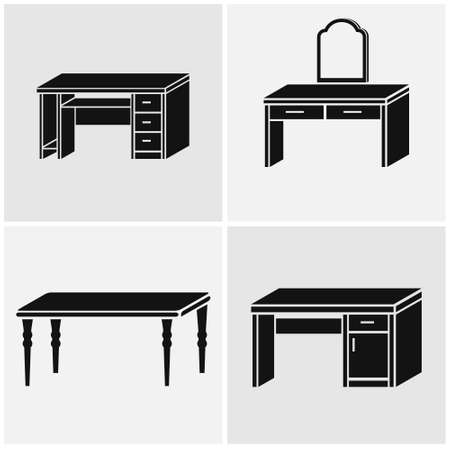 Table iconsのイラスト素材