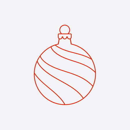 Christmas ball iconのイラスト素材