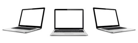 Laptops mock upのイラスト素材